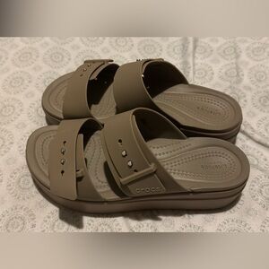 Platform Crocs Sandals